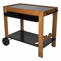 Desserte plancha Perla sur bois - SOMAGIC