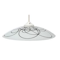 Suspension Tinn 5,5x30x30cm 60W Blanc - MATHIAS