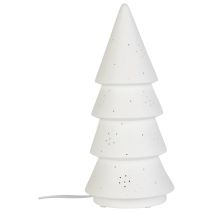 Objet lumineux Porcelaine 31x15x15cm 25W Blanc - MATHIAS