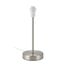 Pied lampe acier brossé Olga d12 h30