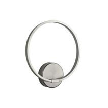 Applique Oko Acier Brossé 25x23x5cm 11W Chromé - MATHIAS 