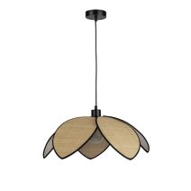 Suspension Corol naturel Ø50x30cm E27 60W - MATHIAS