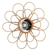 Applique Alhoa Ø40 cm E27 60W fibres naturelles - MATHIAS