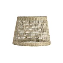 Abat-jour Anda en jonc de mer naturel Ø24 x H16,5 cm - MATHIAS