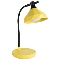 Lampe de bureau Poopy jaune Ø12,5xH.30cm