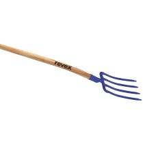Fourche à bêcher à douille 4 dents manche pomme 30 cm - REVEX