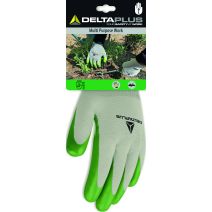 Gant tricot blanc/vert