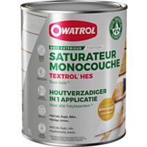 Saturateur monocouche tous bois Textrol HES bois clair 5L - OWATROL