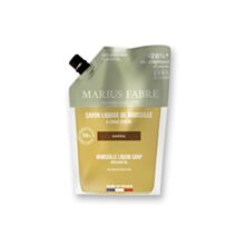 Savon liquide de Marseille au santal éco-recharge 1L - MARIUS FABRE