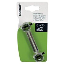 Clé 10 trous Ø 6 à 15 mm