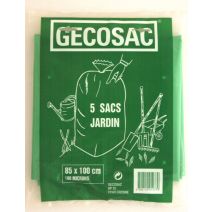 Pochette 5sacs jardin - 85 x 100 cm vert