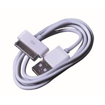 Cordon iphone 4 blanc longueur 1m