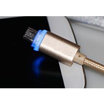 Cordon micro USB avec LED - OPTEX