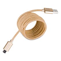 Câble micro USB doré 3m - FPE