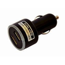 Chargeur USB sur allume cigare avec 2 USB noir - FPE