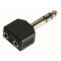 Adaptateur jack 6.35mm mâle stéréo