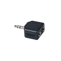 Adaptateur audio jack 3,5mm mâle / 2 jack femelle 3,5mm stéréo - FPE