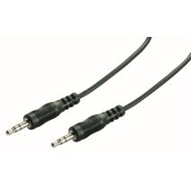 Cordon audio jack 3,5mm mâle/mâle - 1,2m - FPE