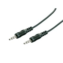 Cordon audio jack 3,5mm mâle/mâle - 1,2m - FPE