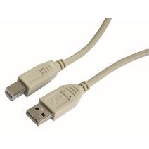 Câble usb 2.0 a/b mâle/mâle 1,8m