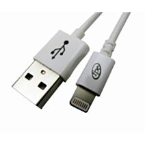 Cordon iphone lightning blanc 1m