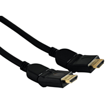 Cordon HDMI mâle/mâle rotatif 180° - 1,5m - FPE