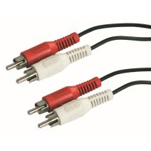 Cordon 2 rca mâle/2 rca mâle 2.5m