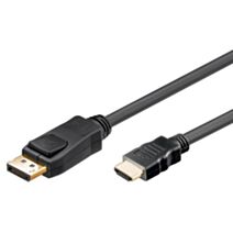 Cordon display port mâle/hdmi mâle 1m