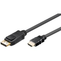 Cordon display port mâle/hdmi mâle 1m