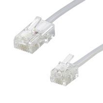 Cordon RJ45/RJ11 mâle/mâle - 1,80m - FPE