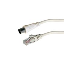 Cordon RJ45/coaxial mâle/mâle - 2m - FPE