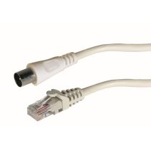 Cordon RJ45/coaxial - 5m - FPE