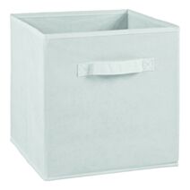 Tiroir avec poignée en tissu 27x27x28cm blanc