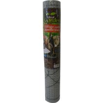 Grillage carré plastifié 12,7 mm 0,5 x 3 m blanc - IDEAL GARDEN