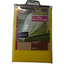 Film maraichage 80 microns 2 x 5 m jaune - IDEAL GARDEN