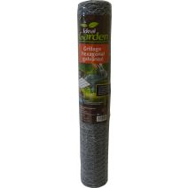 Grillage hexagonal galvanisé 13 mm 0,5 x 10 m - IDEAL GARDEN