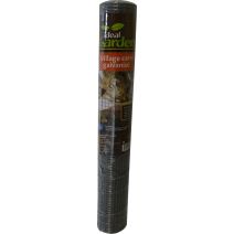 Grillage carré galvanisé 6,4 mm 0,5 x 3 m - IDEAL GARDEN