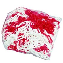 sac 25 m chaine signal diamètre 8 mm rouge/blanc - NOVAP