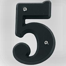 chiffre zamak noir 5 - NOVAP