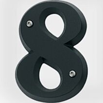 chiffre zamak noir 8 - NOVAP