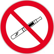 Disque diamètre 180 mm rigide "défense de vapoter"