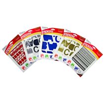 pochette novadhesif lettres 10 mm noir - NOVAP