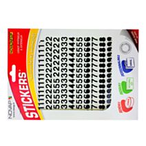 pochette novadhesif chiffres 10 mm noir - NOVAP