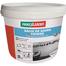 Colle carrelage en pâte salle de bain & cuisine 25kg - PAREXLANKO
