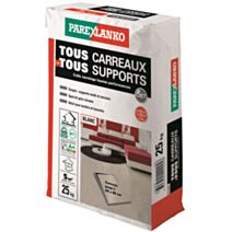 Colle carrelage tous carreaux tous supports blanc 25kg - PAREXLANKO