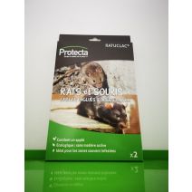 2 pièges rats-souris grands formats + glue attractive aromatisée