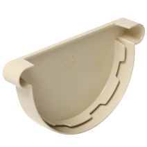 Fond de gouttière pvc sable ø 25 cm