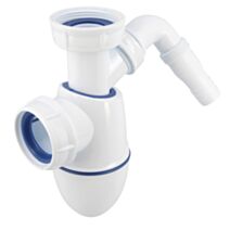 Siphon Easython joints intégrés pour évier Ø40/40 mm prise machine à laver - GIRPI