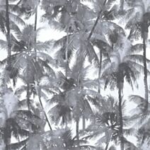 Papier Peint Intissé Palmier Californie 10,05x0,53m Gris - LUTECE