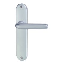 Ensemble tignes alu argent bec de cane 165 mm